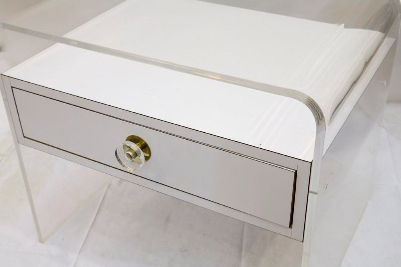 lucite nightstands