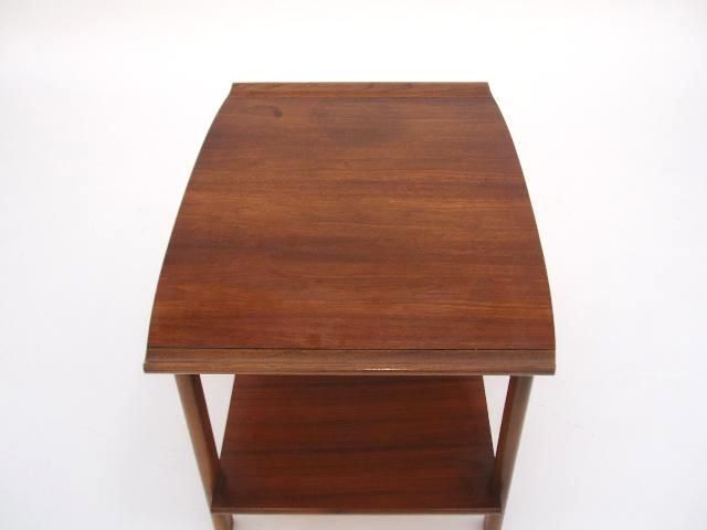 mid century tiered side table