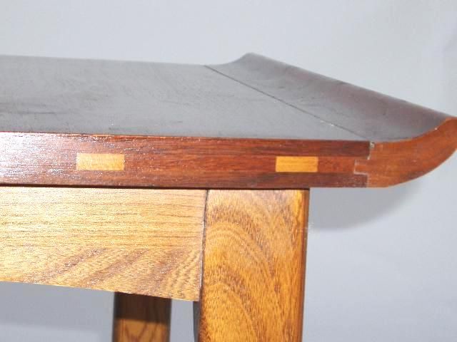 Wood Mid Century Two-Tier Side Table by Lane
