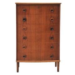 Mid Century Danish Modern Walnut Dresser