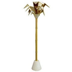 Große, von Serge Roche inspirierte italienische Stehlampe „Palm Tree“