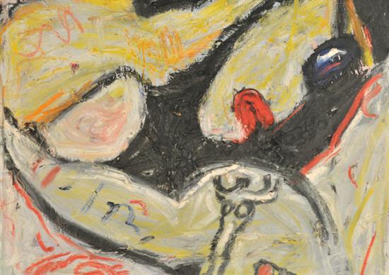 American Abstract Expressionist Oil on Canvas by Theodore Roy Turner