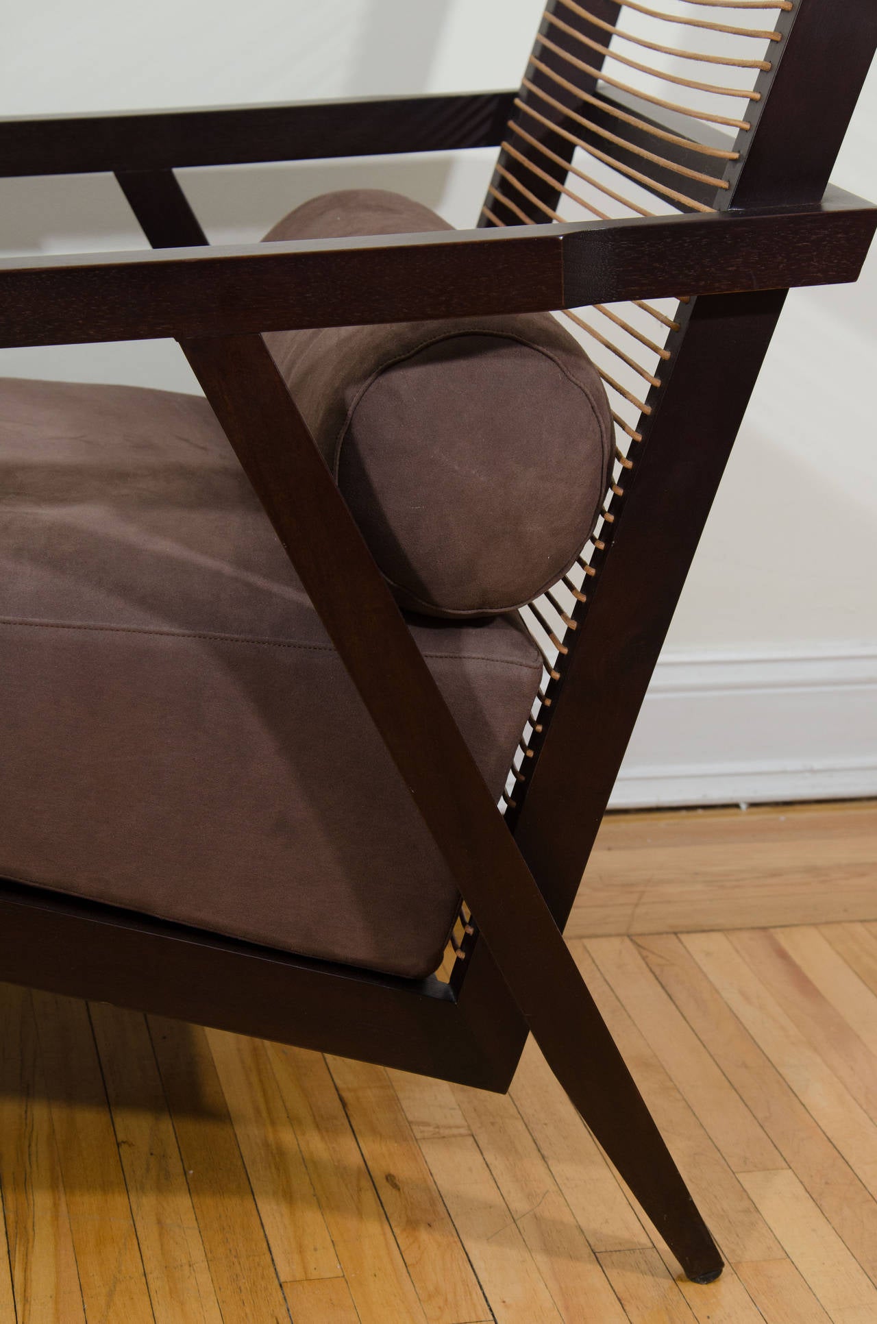 Leather Pierantonio Bonacina Astoria High Back Lounge Chair