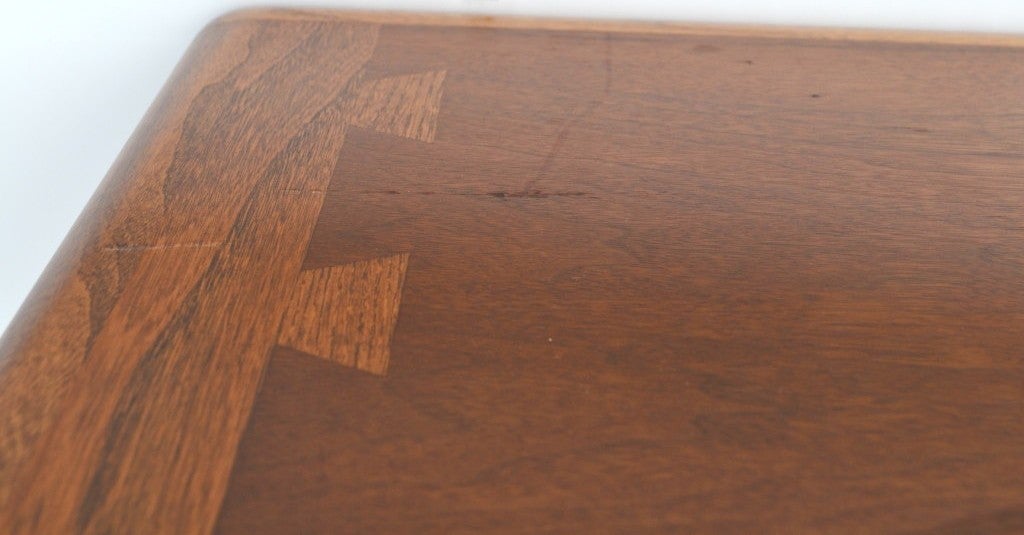 Mid Century Walnut Coffee or Cocktail Table by Lane 2