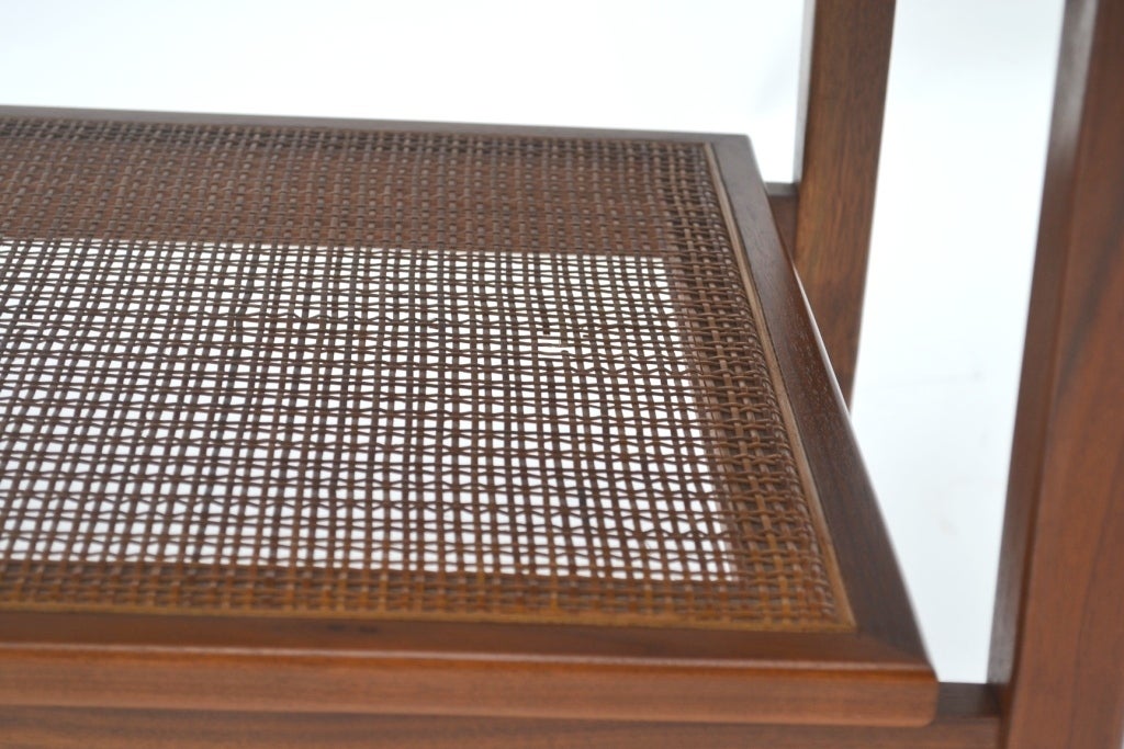 Single Mid-Century Walnut Side Table by Drexel 4