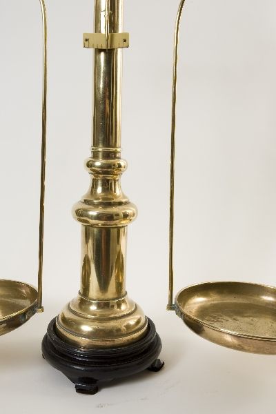 19th Century English Brass Scale