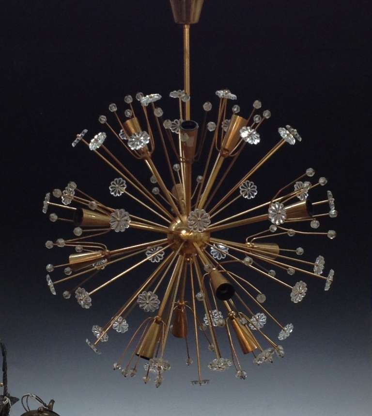 Mid Century Emil Stejnar "Starburst" Chandelier