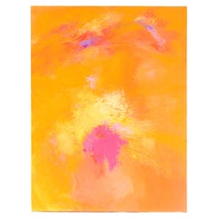 "Sun Melt" Abstract Oil on Canvas by Jean Sampson