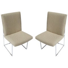 Mid-Century Side Chairs by Milo Baughman for Thayer Coggin 1
