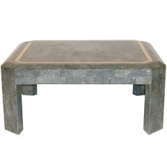 Mid-Century Tessellated Grey Stone Cocktail Table 12