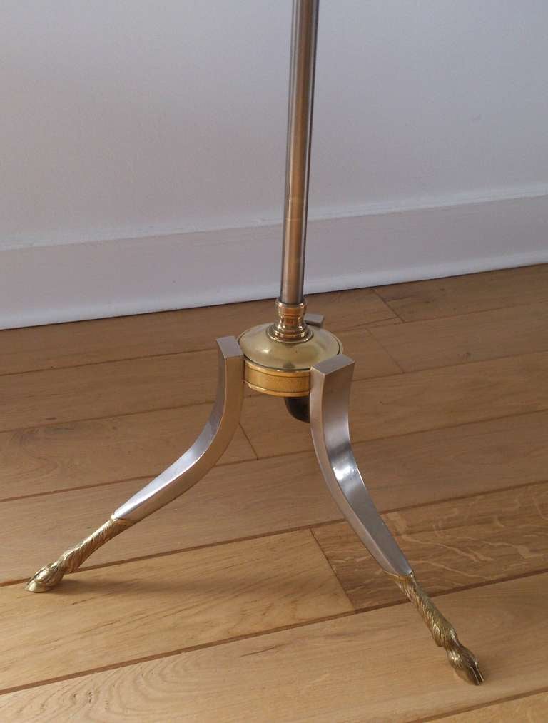 French Mid-Century Floor Lamp with 