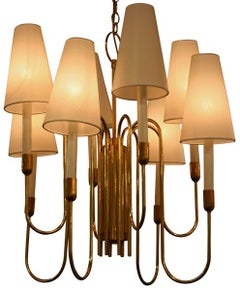 Mid-Century Lightolier Chandelier in the Style of Parzinger