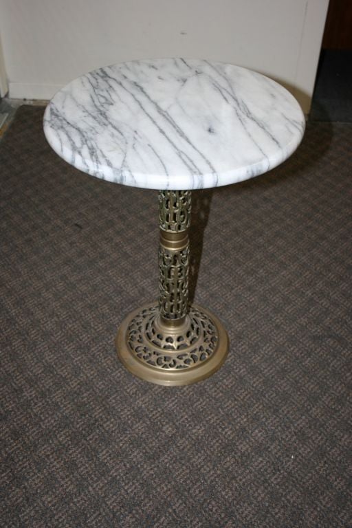 Small Art Deco Pedestal Gueridon