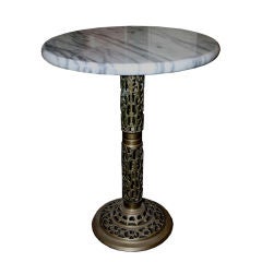 Small Art Deco Pedestal Gueridon