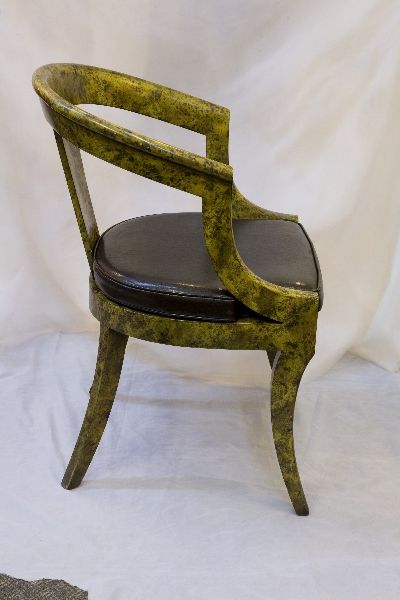 Set of Four Mid Century Kittinger Oil Drop Lacquered Chairs