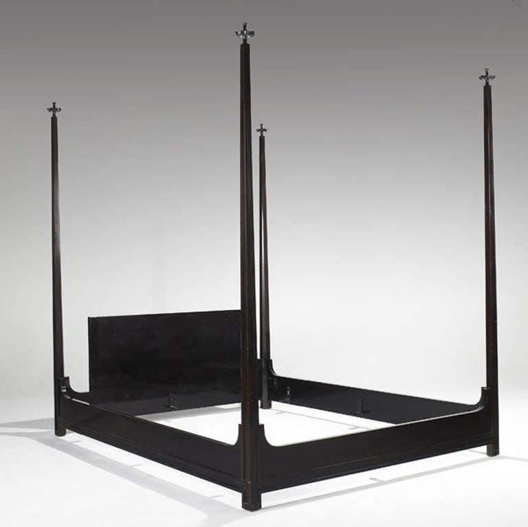 Mid Century Four-Poster Queen Bed by Tommi Parzinger