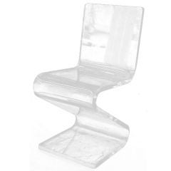 Vintage Mid-Century Lucite Chair