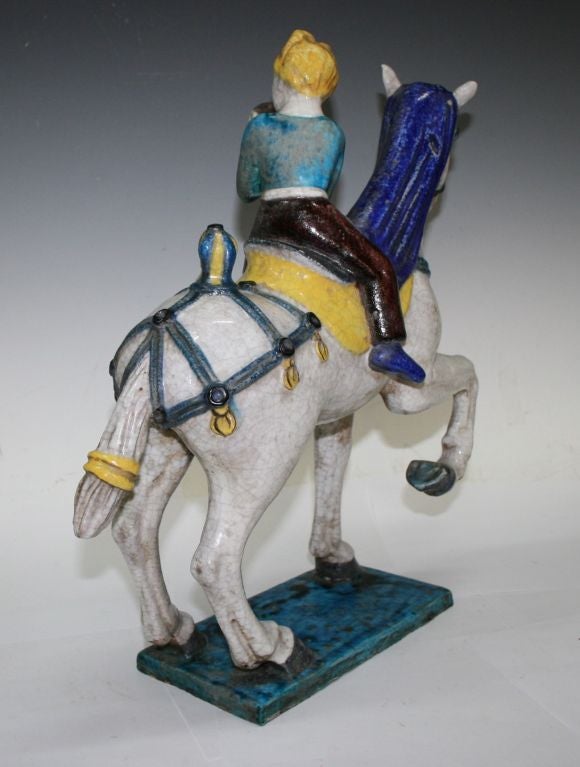Very Rare Fantoni Ceramic Figure For Sale 2