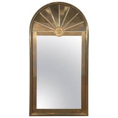 Mastercraft Arch Form Brass Wall Mirror