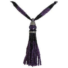 Onyx Amethyst Sautoir 4