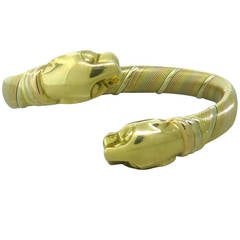 Cartier Panther Gold Bangle Bracelet