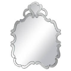An Italian Midcentury Decorative Venetian Wall Mirror 4