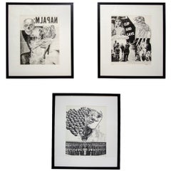 Set of Three Mid Century Framed Prints by William Weege