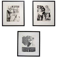 Set of Three Mid Century Framed Prints by William Weege 6