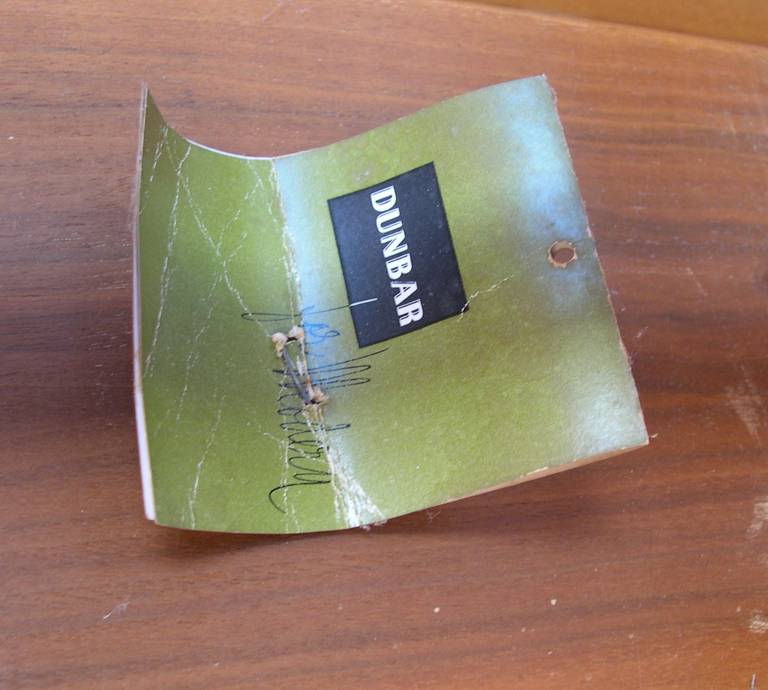 Midcentury Dunbar Magazine Rack or Stand by Edward Wormley In Good Condition In Astoria, NY