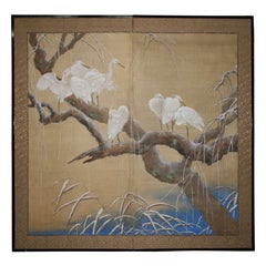 Japanese Two-Panel Screen