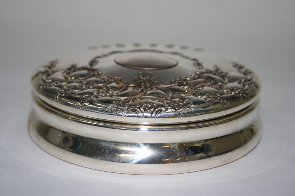 American Tiffany & Co. Sterling Jewelry Box