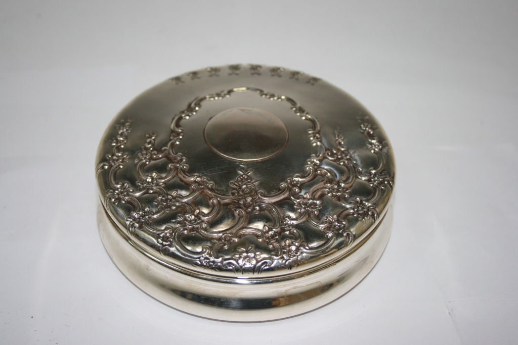 20th Century Tiffany & Co. Sterling Jewelry Box