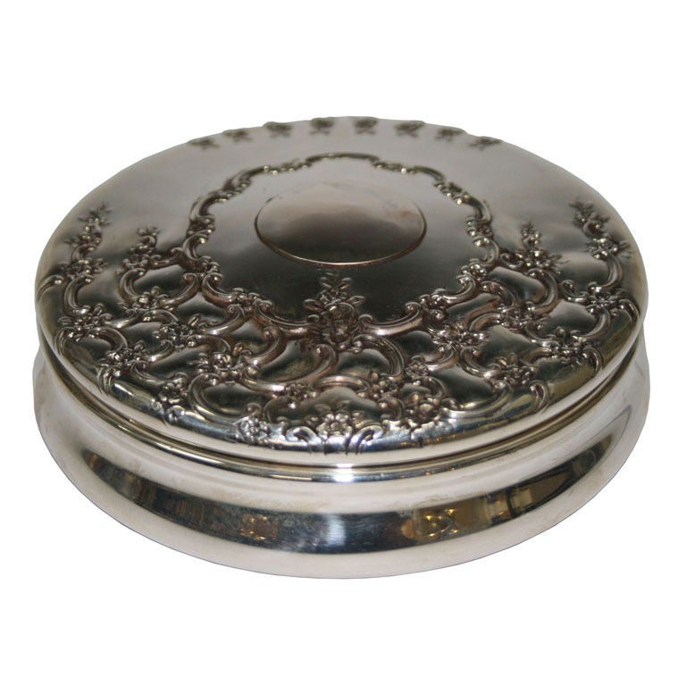 Tiffany & Co. Sterling Jewelry Box
