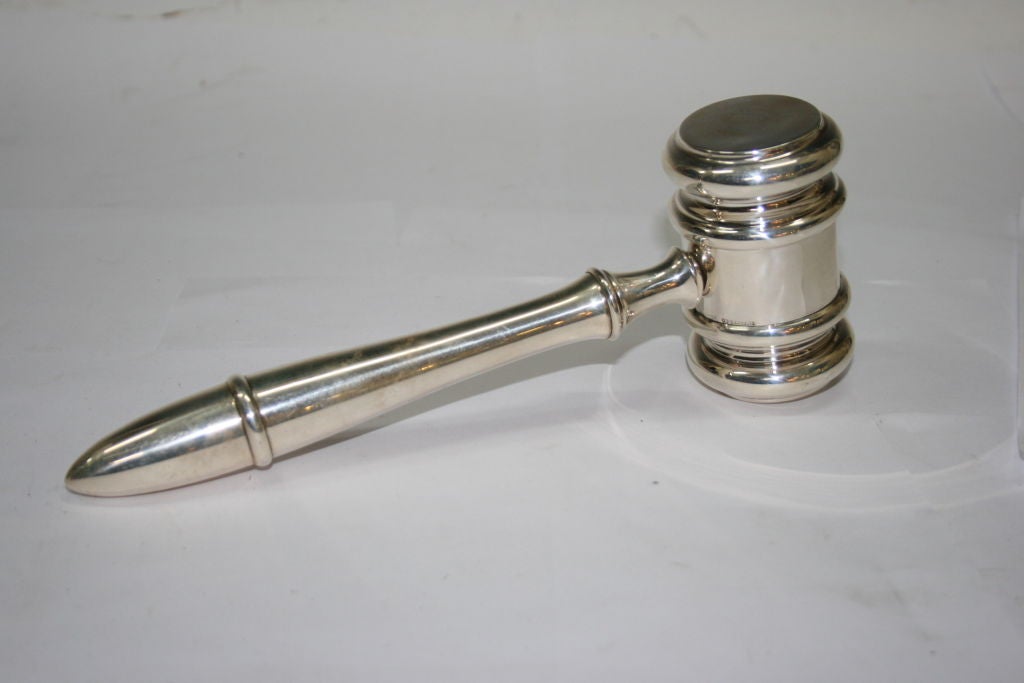 Tiffany & Co. Sterling Silver Gavel 1