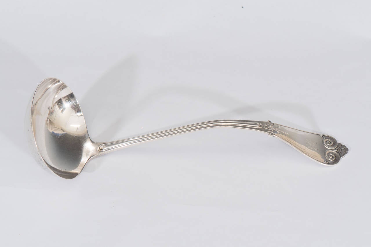 American Antique Tiffany & Co. 1869 Beekman Pattern Sterling Silver Ladle For Sale