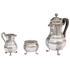 Tiffany & Co. Sterling Silver Three-Piece Tea Set