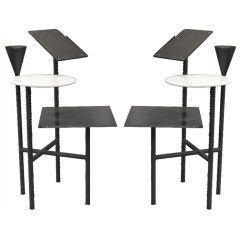 Rare Pair of Telephone Tables by Phillipe Starck