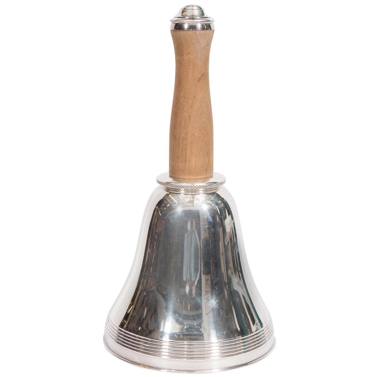Vintage Bell Shaped Silver Plate Cocktail Shaker