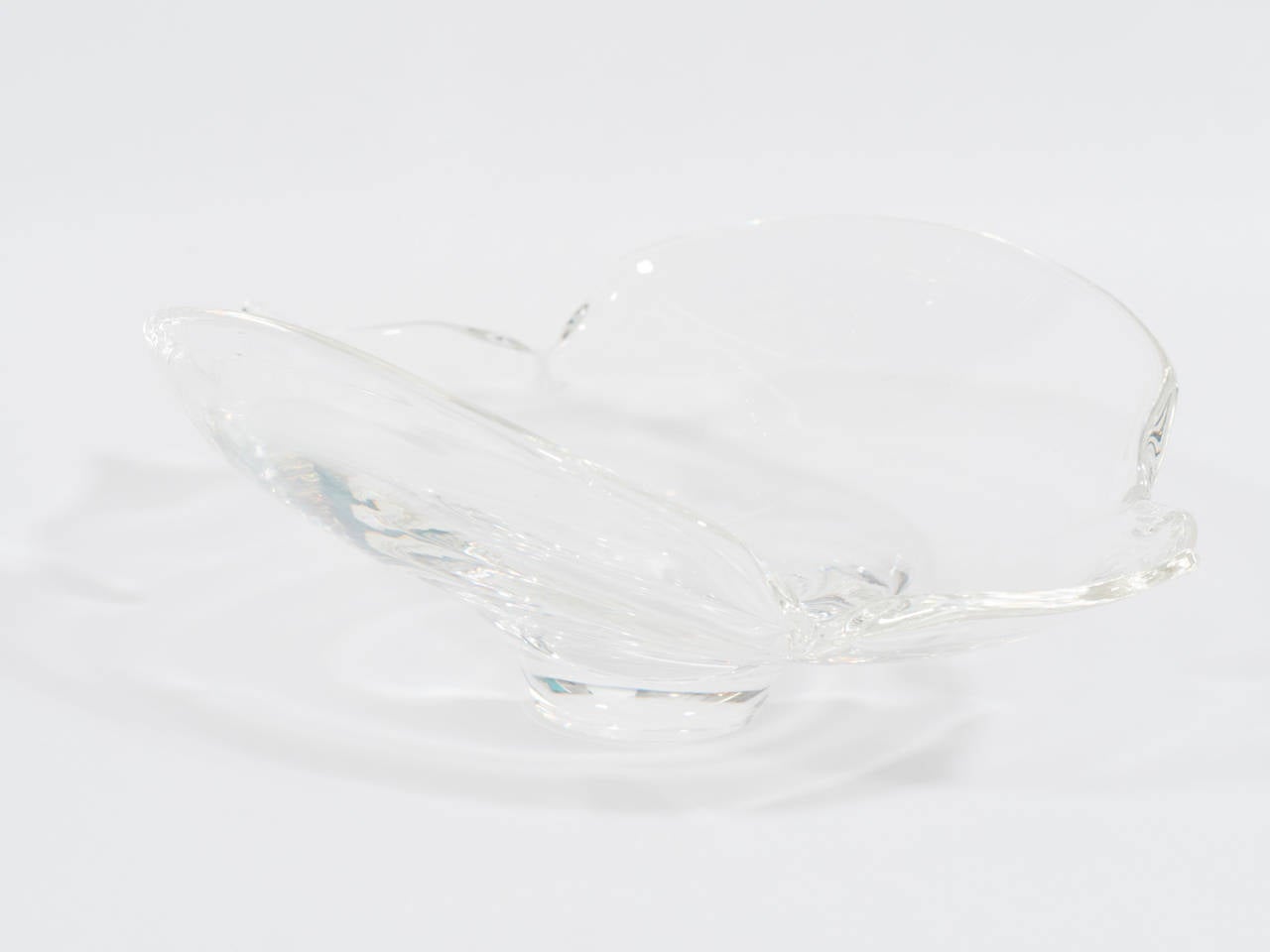 Konsolenschale aus Steuben-Glas mit Quatrefoil (amerikanisch) im Angebot