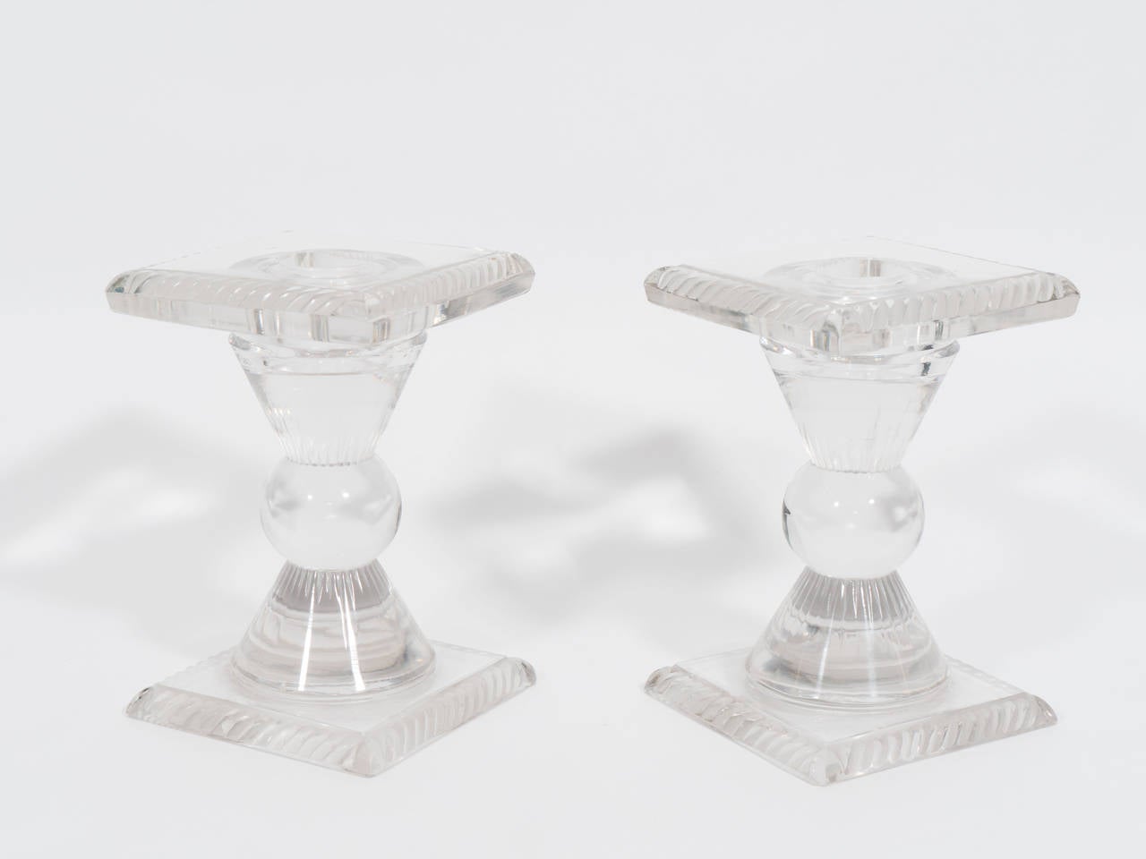 lalique candlesticks