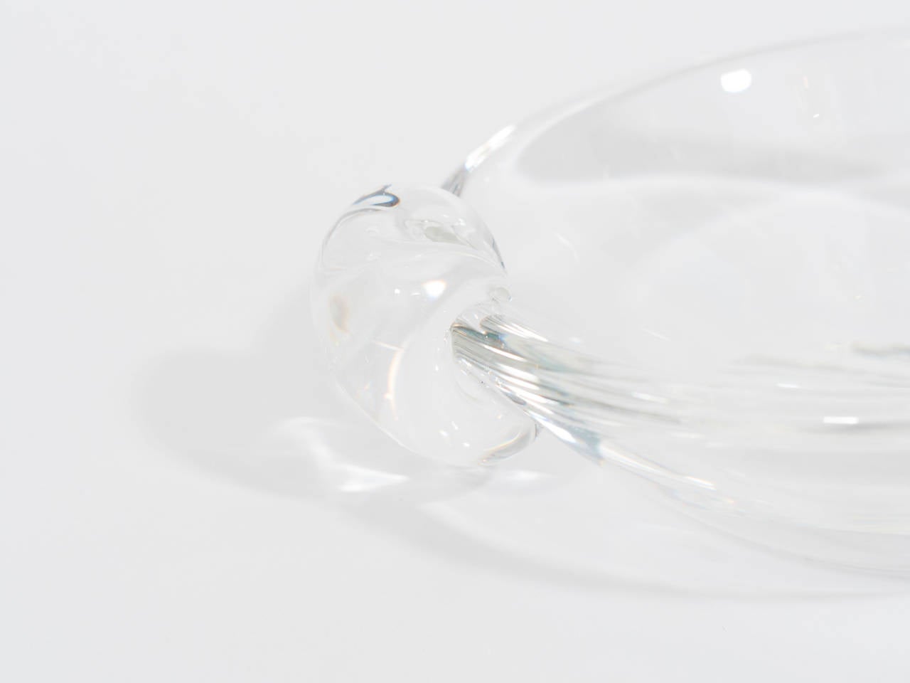 steuben glass ashtray
