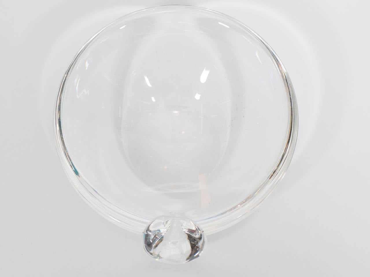 American Vintage Signed Steuben Glass Dish or Cigar Ashtray