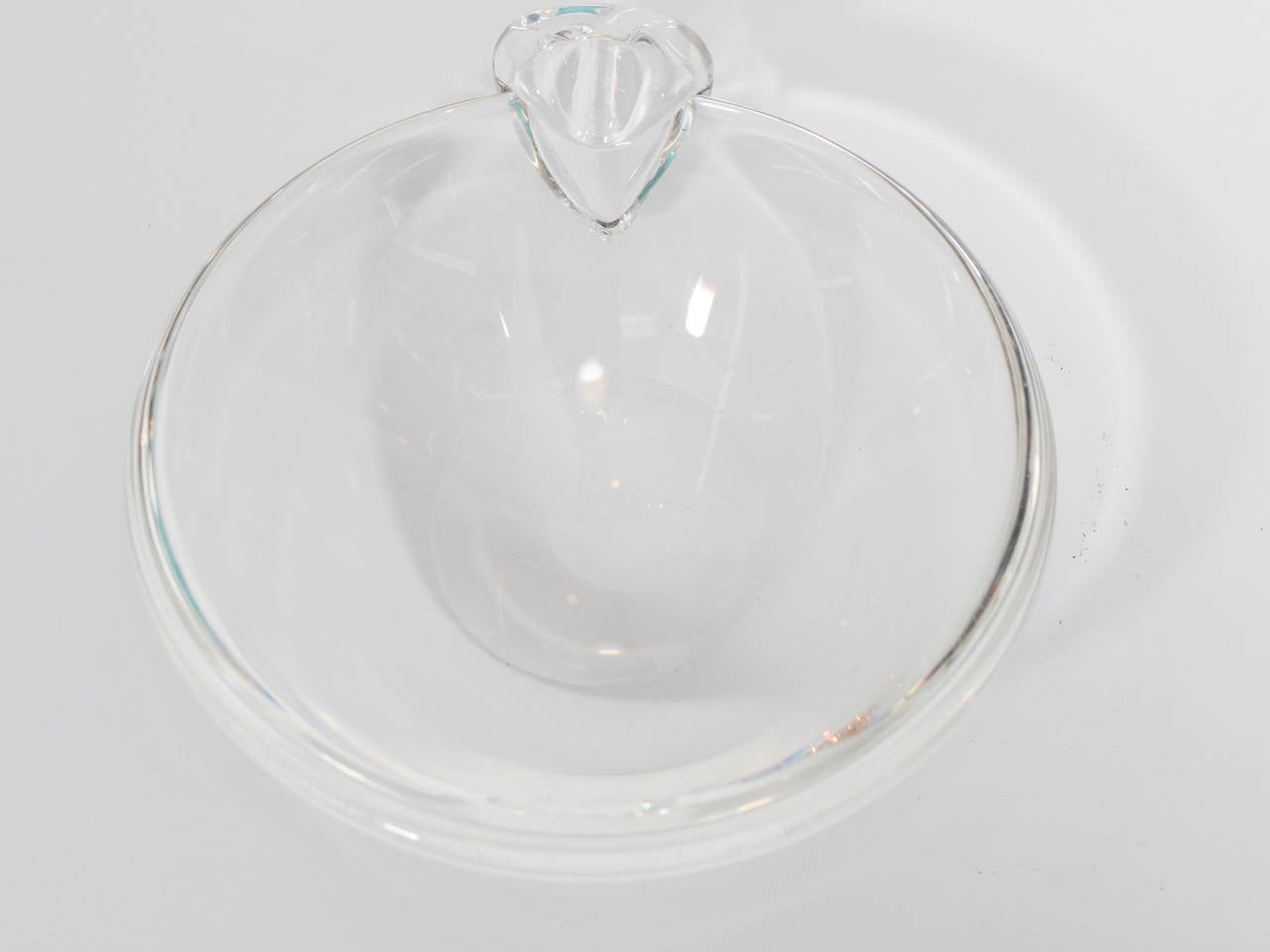 Vintage Signed Steuben Glass Dish or Cigar Ashtray In Good Condition In Astoria, NY