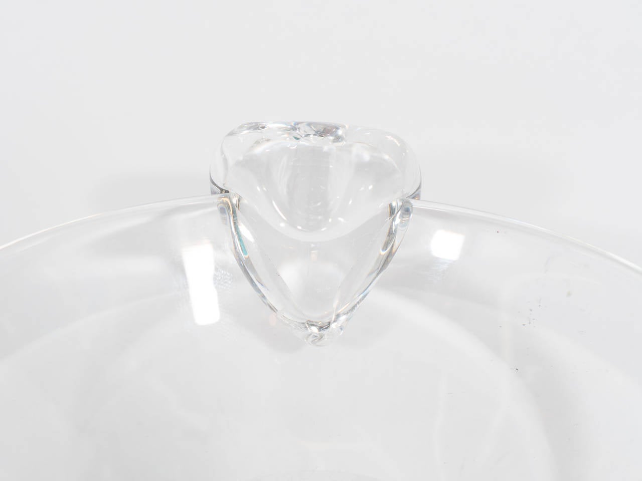 20th Century Vintage Signed Steuben Glass Dish or Cigar Ashtray