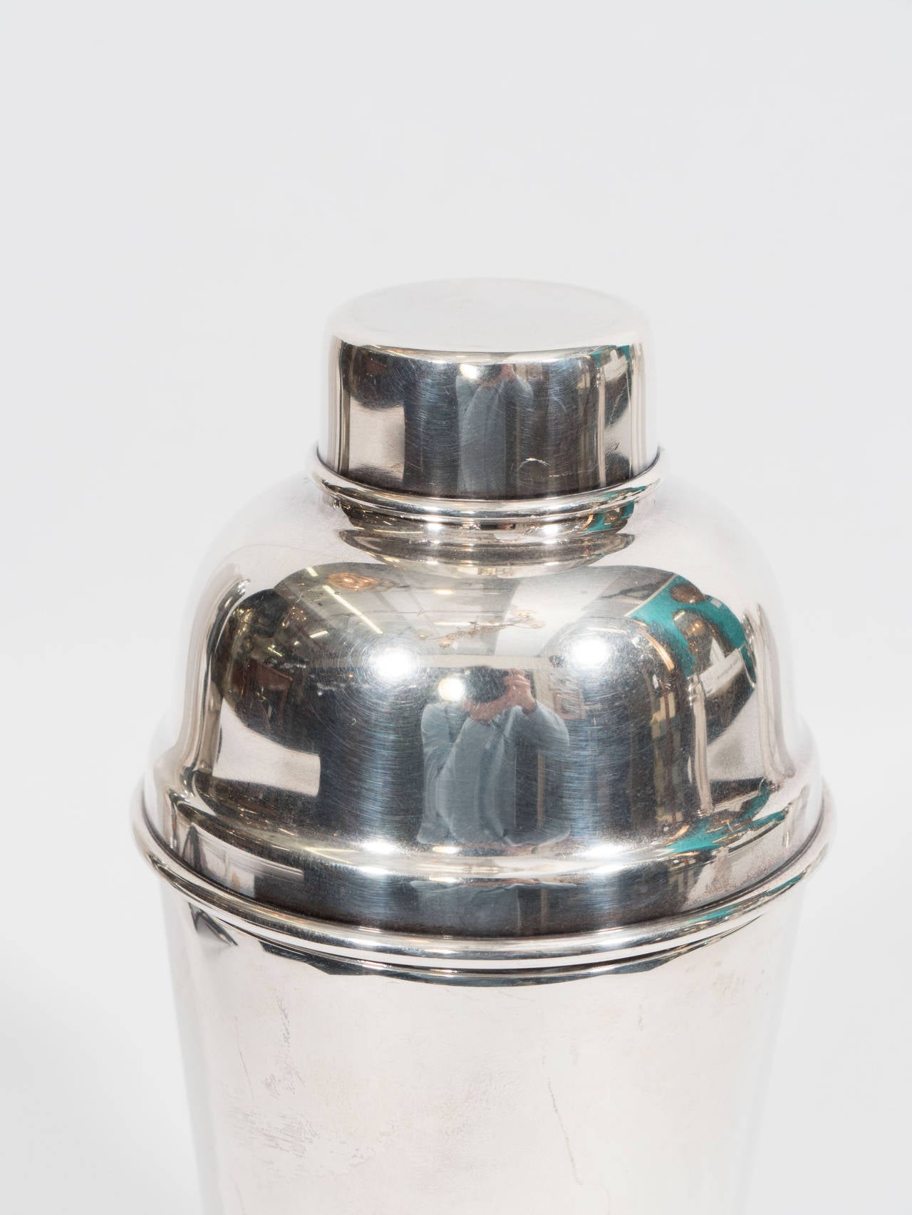Vintage Sterling Cocktail Shaker at 1stDibs