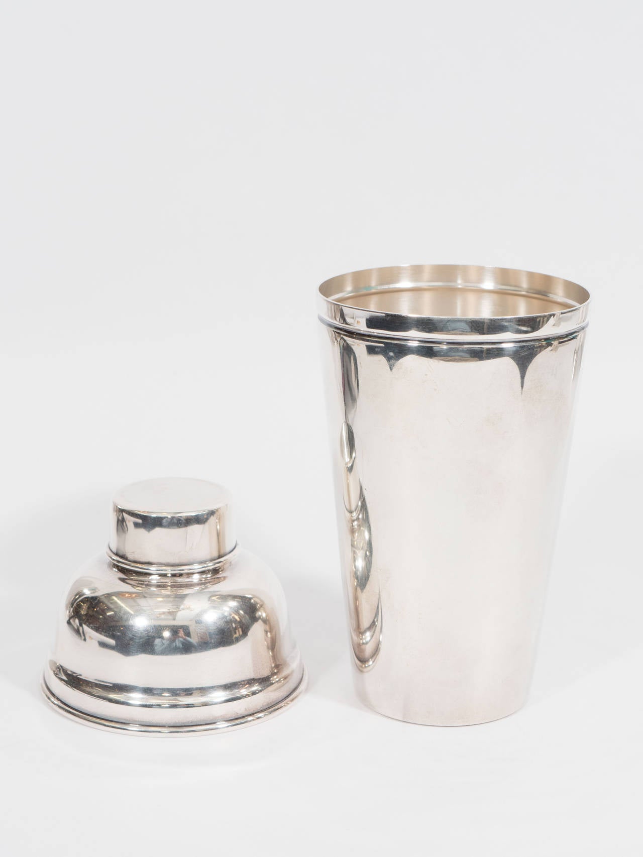 Vintage Sterling Cocktail Shaker at 1stDibs