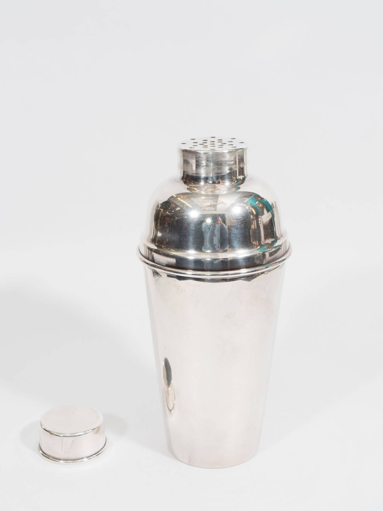 Vintage Sterling Cocktail Shaker at 1stDibs