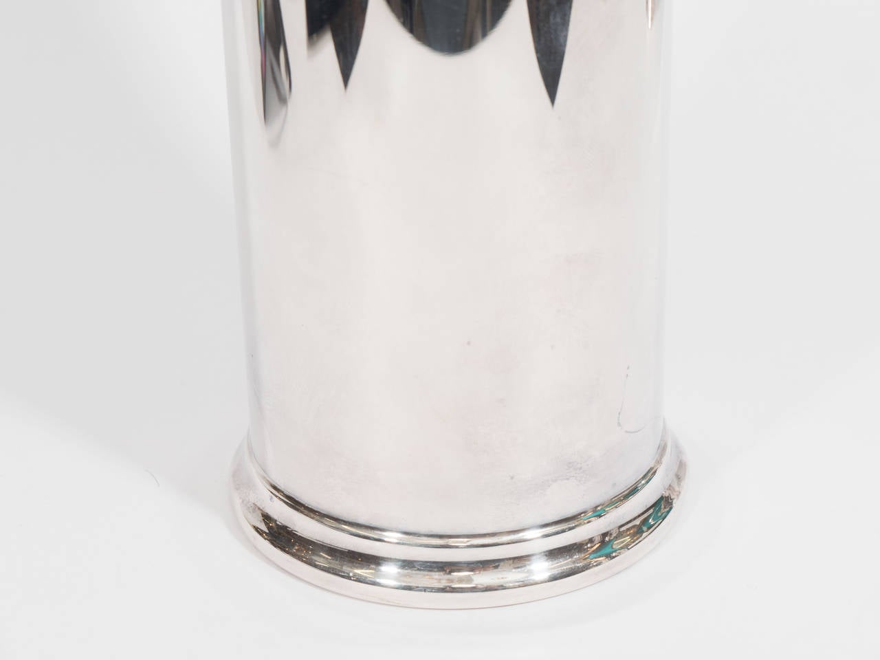 American Art Deco Skyscraper Sheffield Silver Co. Cocktail Shaker