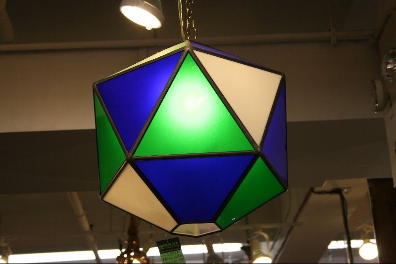 Mid-Century Italian Glass Lantern