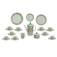 45-pc Set of Rosenthal Piemonte Porcelain Dishes Emilio Pucci